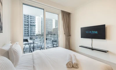 Brand new 1BR Stunning Beach View Emaar Beachfront